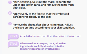 probioderm collagen remodeling serum gel mask 1p